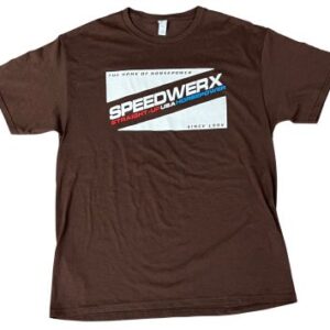 TEE // SPEEDWERX HOME OF HORSEPOWER // CHOCOLATE